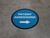 Patient Admissions Right with Arrow Circular - Floor Sign