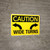 Caution: Wide Turns - Wall Sign