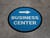 Business Center Arrow Right Circular - Floor Sign