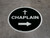 Chaplain Arrow Right Circular - Floor Sign