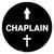 Chaplain Arrow Straight Circular - Floor Sign