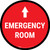 Emergency Room Arrow Straight Circular