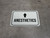 Anesthetics Arrow Straight Rectangular - Floor Sign