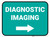 Diagnostic Imaging Arrow Right Rectangular - Floor Sign