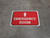 Emergency Room Arrow Straight Rectangular - Floor Sign