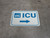 ICU Right Arrow with Icon Rectangular - Floor Sign