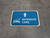 Intensive Care Straight Ahead Arrow with Icon Rectangular - Floor Sign