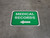 Medical Records Left with Arrow Rectangular - Floor Sign