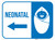 Neonatal Arrow Left Rectangular - Floor Sign