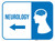 Neurology Arrow Left Rectangular - Floor Sign