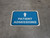 Patient Admissions Ahead with Arrow Rectangular - Floor Sign