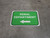 Renal Department Arrow Left Rectangular - Floor Sign