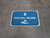 Social Work Arrow Straight Rectangular - Floor Sign