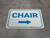 Chair Arrow Right Rectangular - Floor Sign