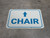 Chair Arrow Straight Rectangular - Floor Sign