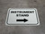Instrument Stand Arrow Right Rectangular - Floor Sign