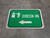 Check-In Left Arrow with Icon Rectangular - Floor Sign