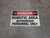 Danger: Robotic Area - Floor Sign