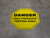 Danger: High Pressure Testing Area - Floor Sign