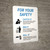 For Your Safety: Catch It Toss It Kill It - Wall Sign