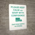 Keep Calm And Shop With Confidence Our Food Supply Is Strong - Wall Sign