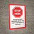 Stop Here: Please Do Not Proceed Until The Last Customer Is Finished - Wall Sign
