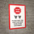 Stop Here: Please Keep 2 Carts Distance From Other Customers - Wall Sign