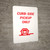 Curbside Pickup Only With Symbol - Wall Sign
