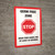 Stop: Germ Free Zones Wash Your Hands For At Least 20 Seconds - Wall Sign