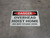 Danger: Overhead Hoist Home (Do Not Stand Here) - Floor Sign