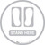 Stand Here with Feet Icon (Gray) - Floor Sign