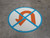U-Turn Prohibited Icon - Floor Sign