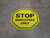 STOP Employees Only (Yellow) - Floor Sign