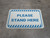 Please Stand Here - Blue - Floor Sign