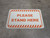 Please Stand Here - Orange - Floor Sign