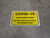 COVID-19 Containment Area Do Not Enter - Yellow - Floor Sign