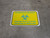 Coronavirus Breakout Proceed With Caution with Biohazard Icon v2 - Floor Sign
