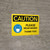 Caution: Please Wear Masks - Thank you! with Icon Landscape - Wall Sign
