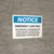 Notice: Emergency Care Only Landscape - Wall Sign