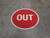 Out - Floor Sign