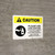 Caution: Exercise Extra Caution and Clean Hands Frequently - Stop Covid-19 Landscape - Wall Sign