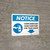 Notice: Complimentary Hand Sanitizer For Your Usage - Down Arrow Landscape - Wall Sign
