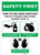 Safety First: How To Use Hand Sanitizer Portrait - Wall Sign