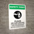 Safety First: Please Use Hand Sanitizer and Leave Germs Behind Portrait - Wall Sign
