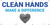 Clean Hands Make A Difference - Fingerprint Heart - Banner