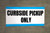 Curbside Pickup Only - Blue - Banner
