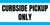 Curbside Pickup Only - Blue - Banner