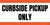 Curbside Pickup Only - Orange - Banner