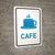 Cafe with Icon Portrait v2 - Wall Sign