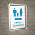 Family Changing Right Arrow with Icon Portrait v2 - Wall Sign